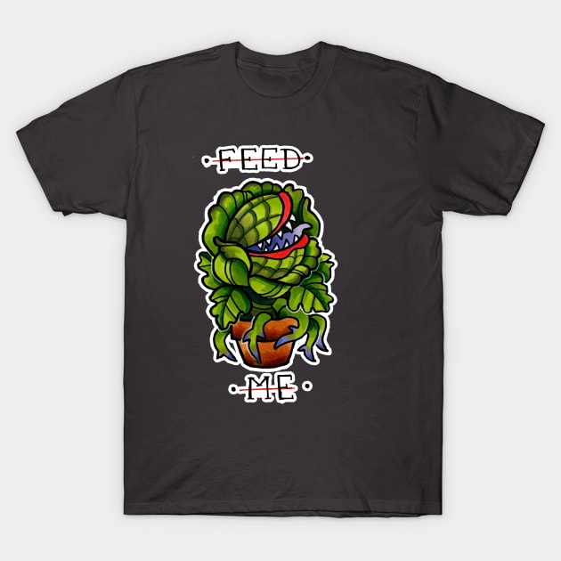 Audrey II "FEED ME" T-Shirt by alekivz